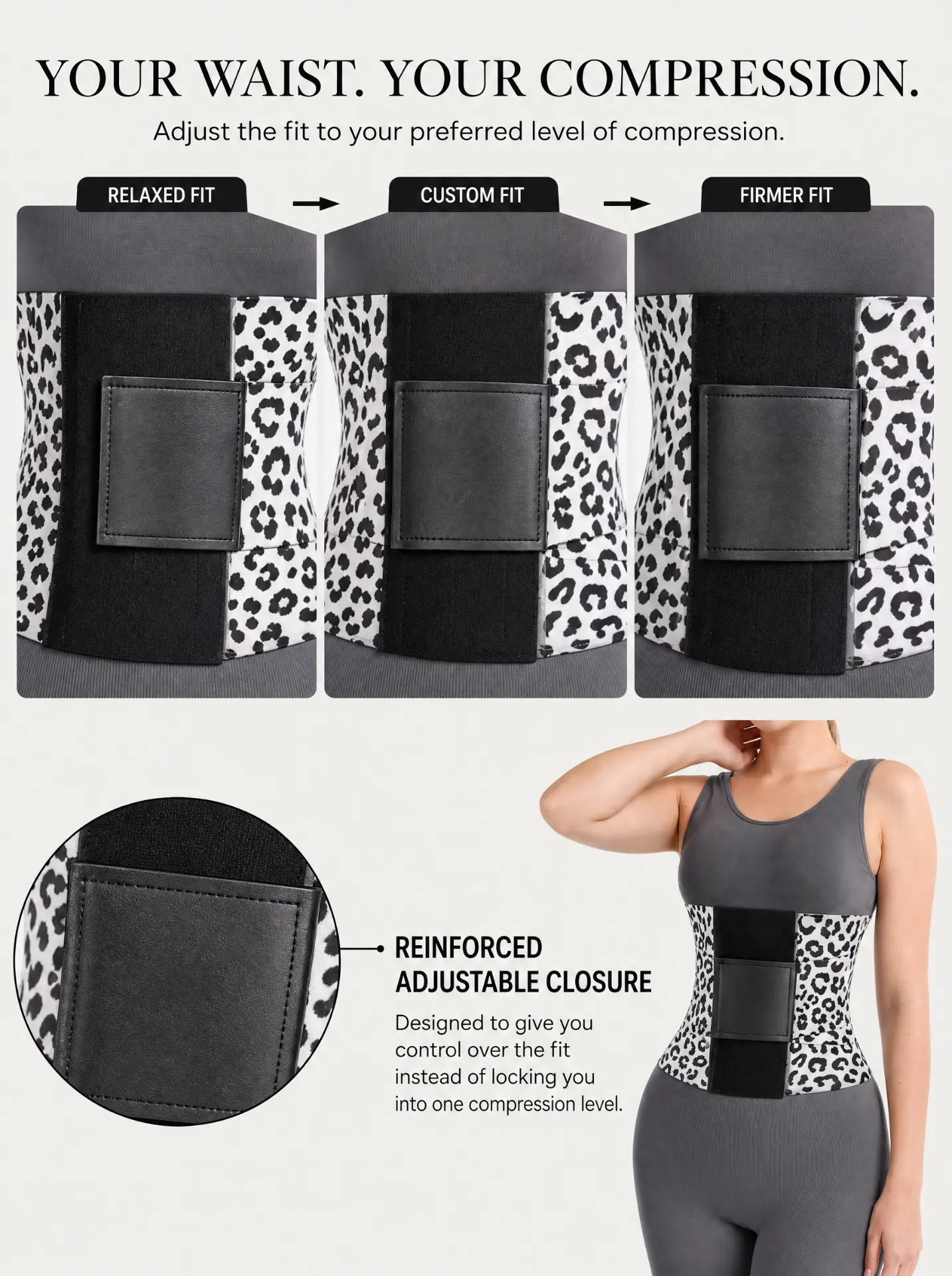 Wrap firm, twice around